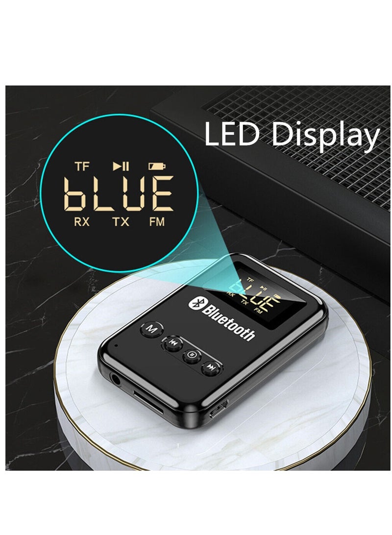 4 in 1 Wireless Bluetooth 5.0 Audio Transmitter Receiver Adapter For TV PC Car  - Image 3
