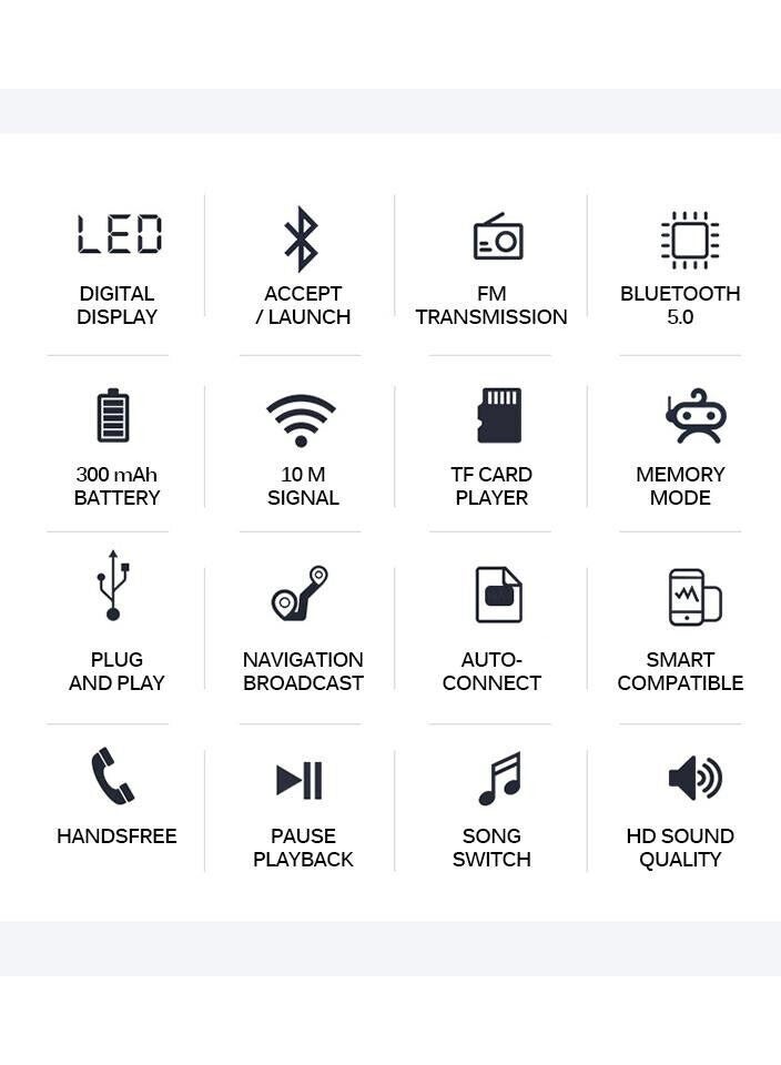4 in 1 Wireless Bluetooth 5.0 Audio Transmitter Receiver Adapter For TV PC Car