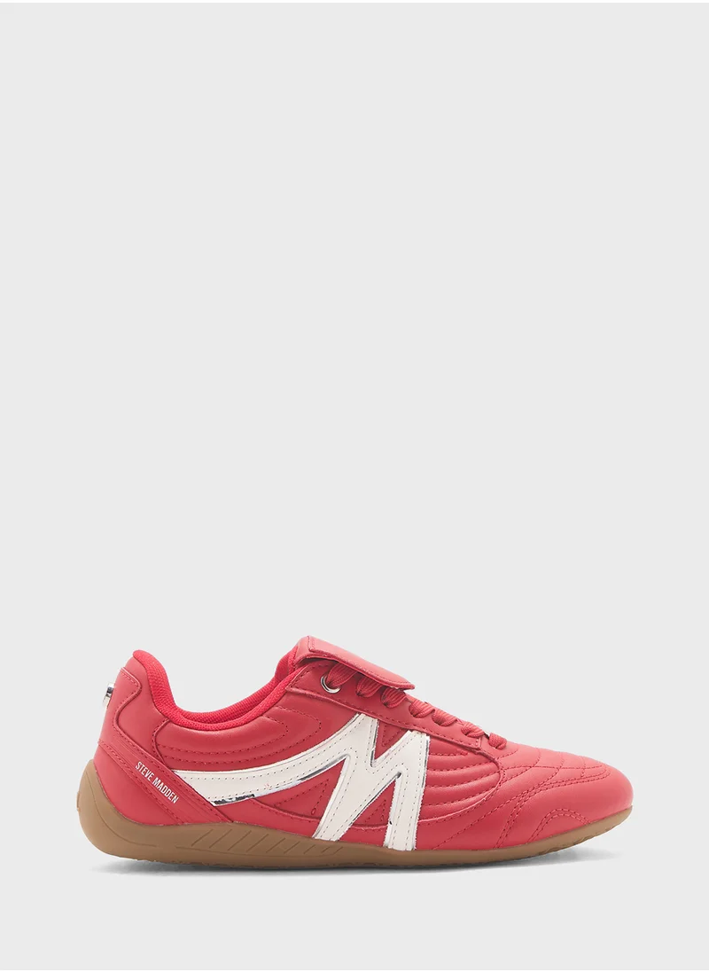 ستيف مادن Freekick Logo Lace Up Low Top Sneakers