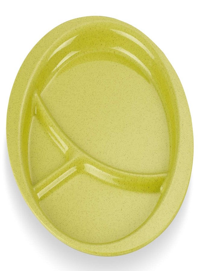 Ozeri Earth Dish Set For Kids, 100% Made from a Plant, Green - Image 4