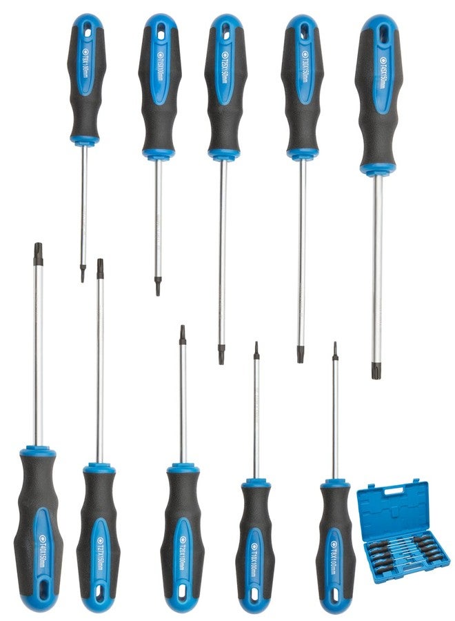ROTATION Torx Screwdrivers Set 10-Piece, Magnetic Black Finished Tip with Center Hole, Professional Cushion Grip Screwdriver Set with High Torque - Image 5