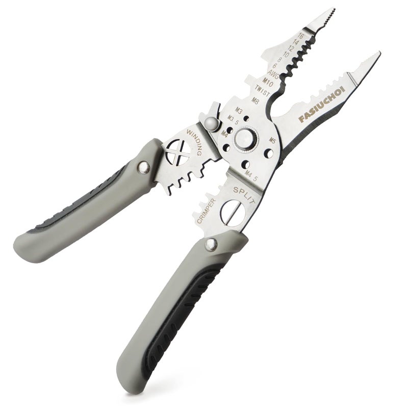 Multifunction Wire Stripper Tool Electrical 9in1 Wire Cutter Wire Crimping Tool Adjustable AWG 616 Comfortable Grip and Refined Craftsmanship