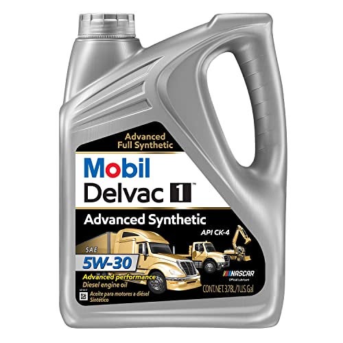 Mobil Delvac 1 Advanced Full Synthetic Diesel Engine Oil 5W-30, 1 Gal - Image 1