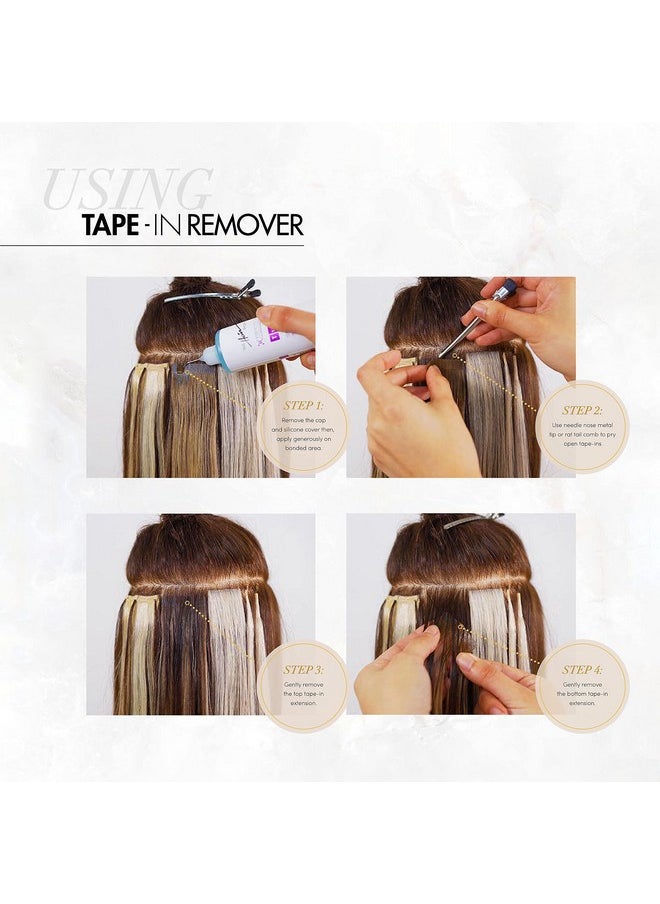 ذا هير شوب مزيل الشعر اللاصق من The Hair Shop، تركيبة احترافية عالية الجودة من Skinweft Smart Tabs، زجاجة دقيقة، آمنة وتعتمد على الكحول  - Image 1