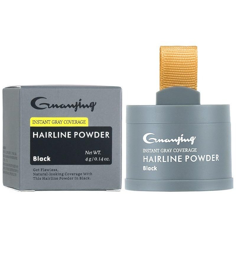 GUANJING Instant Gray Coverage Hairline Powder Black 4gm - Image 3