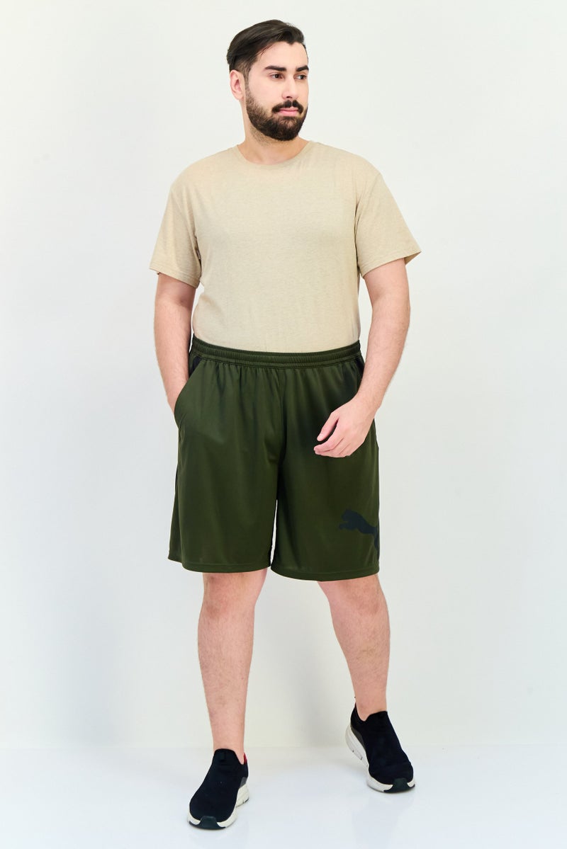 PUMA Men Sportswear Fit Training Shorts, Dark Olive - Image 4