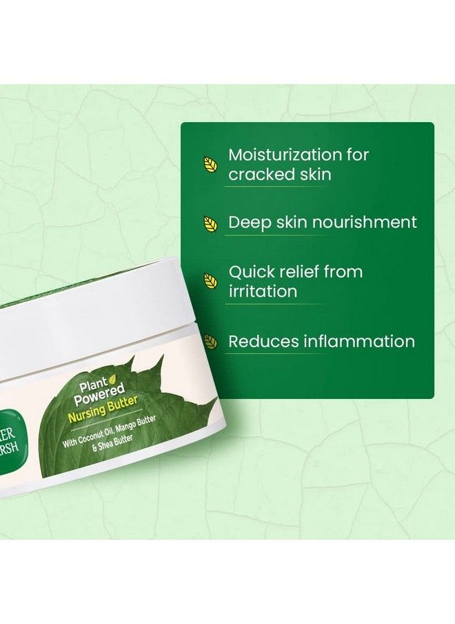 Mother Sparsh - Plant Powered Nursing Butter With Coconut Oil Mango Butter & Shea Butter ; For Sore & Cracked Nipples 25Gm - Image 1