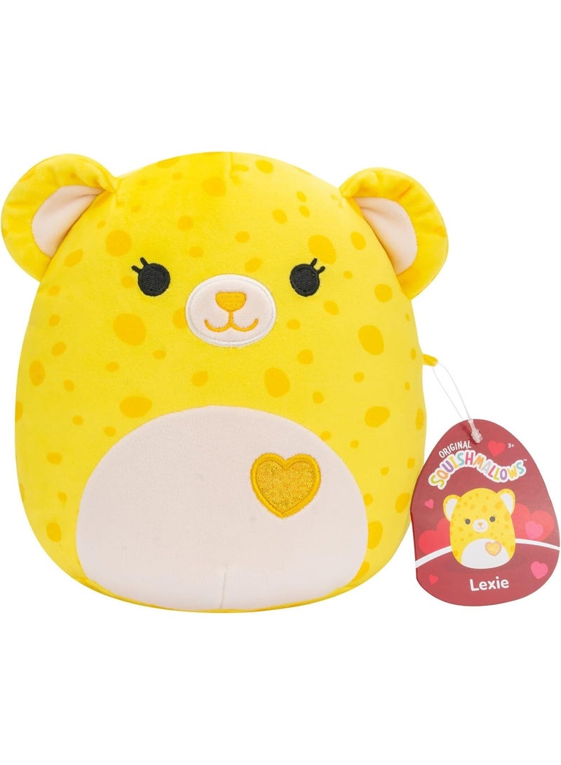 Squishmallows Valentine’s 2024 Lexie the Cheetah 7.5-Inch Plush Toy - Image 1