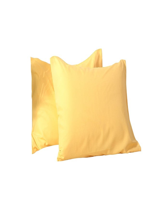 Evolive Ultra Soft Brushed Microfiber Standard Size 20"x30" Pillowcases Pair Set of 2 with Envelope Closure (20"x30" Standard, Yellow) - Image 2