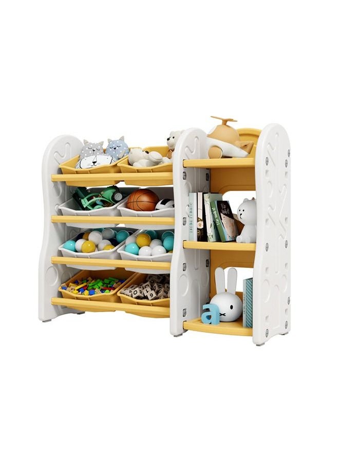 XIANGYU Kids Toy Storage Organizer 3-Tier Bookshelf Extra-large Storage Shelves  - Image 1