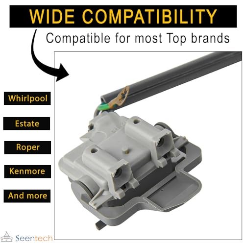 Seentech 3949247 Washer Lid Switch by Seentech, Fit for Whirlpool & Kenmore Washing Machines - Replaces Part Number: 3949247VP,3949247V, AP5983746, 3949237, 3949239, PS11722098, PS350434 - Image 2