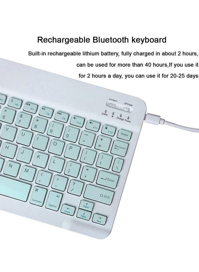 Mlbose Wireless Mouse Keyboard Set for Android Windows Tablet Cell Phone iPhone iPad Pro Air Mini - Image 3