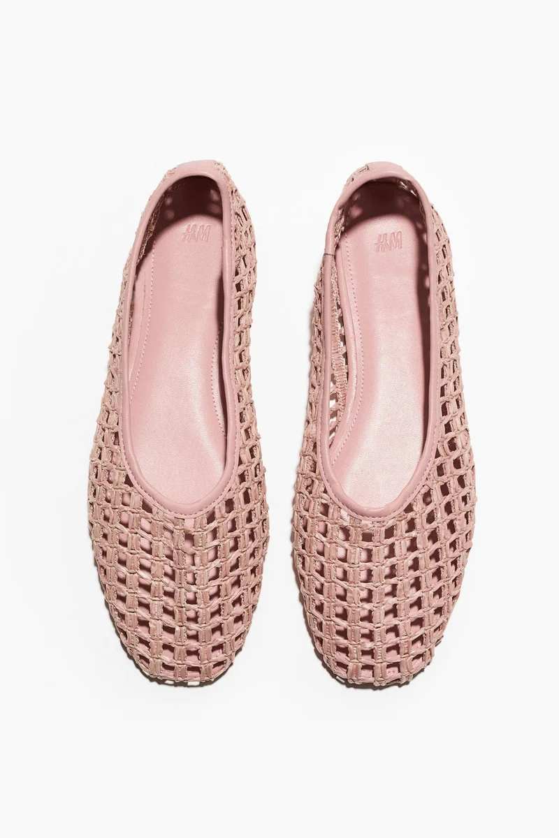H&M Straw ballet flats