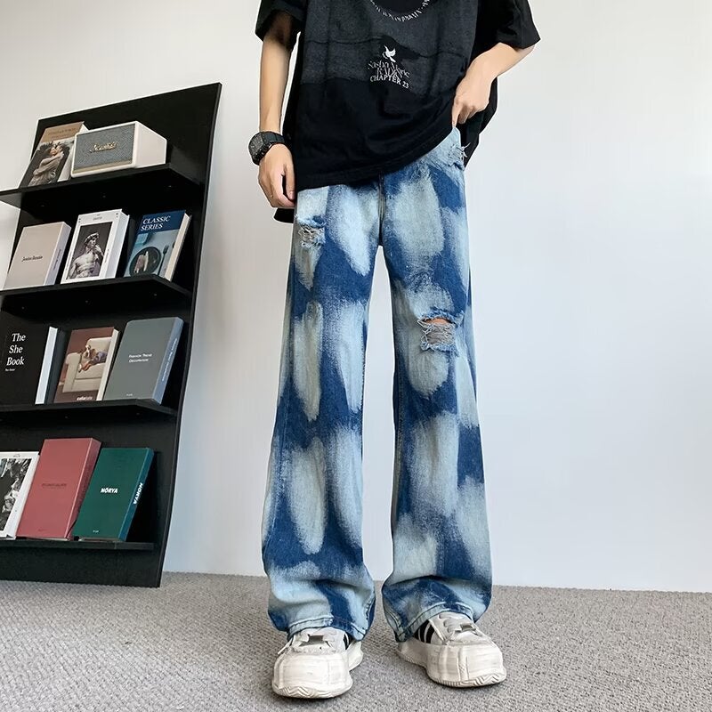 Unisex Casual Daily Denim Jeans - Image 3