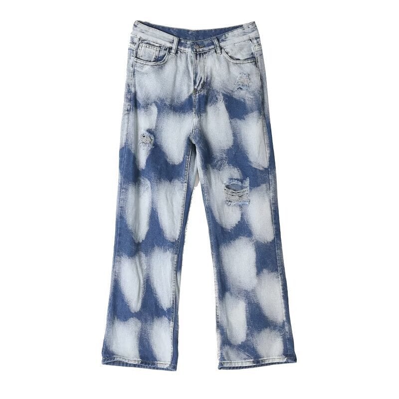 Unisex Casual Daily Denim Jeans - Image 1
