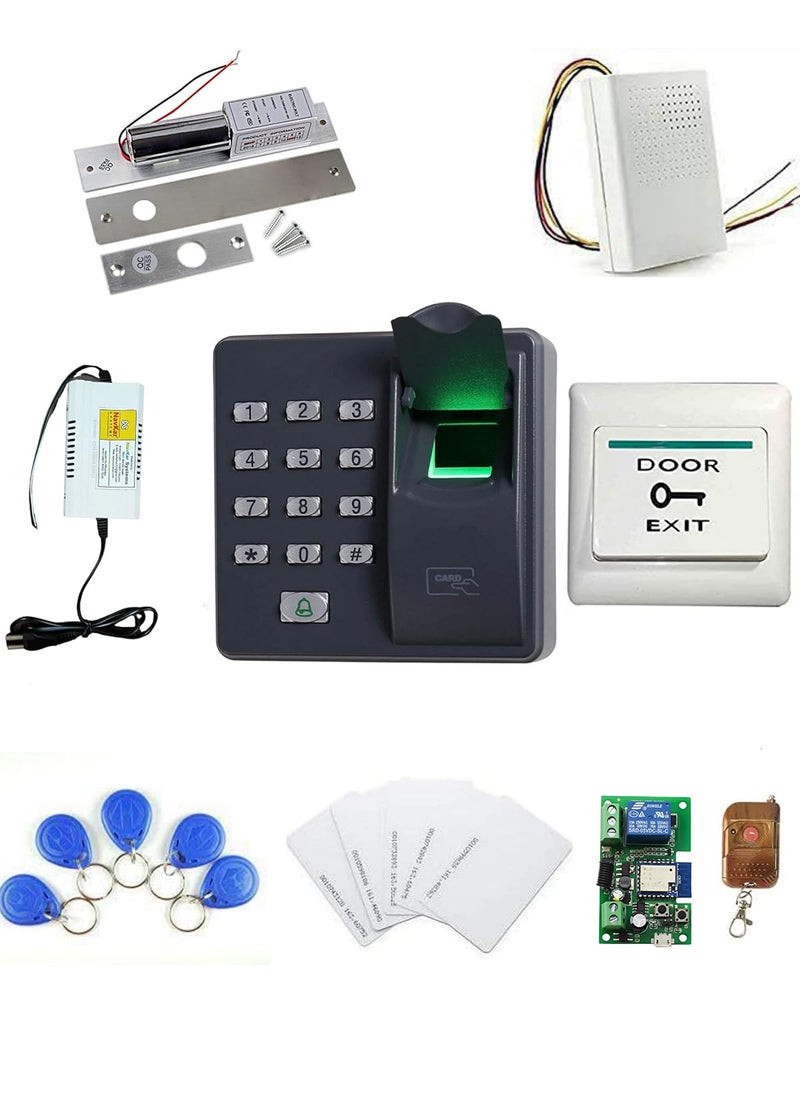 NAVKAR SYSTEMS NAVKAR SYSTEMS Biometric Access Control Drop Bolt Lock with WiFi Receiver  - Image 2