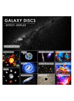 BJollys Star Projector,Planetarium Projector Galaxy for Bedroom,360 Degree Rotation Night Light with 4K Replaceable 12 Discs Large Projection Area Sky Kids Adults Gifts, White  - Image 2