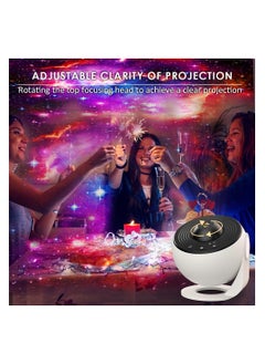 BJollys Star Projector,Planetarium Projector Galaxy for Bedroom,360 Degree Rotation Night Light with 4K Replaceable 12 Discs Large Projection Area Sky Kids Adults Gifts, White  - Image 4