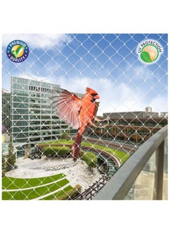 shalimar Shalimar Anti-Bird Net – 10 x 10 Feet – UV Stabilized HDPE Monofilament Netting for Balcony Garden Windows & Pigeon Control – Durable & Weatherproof Bird Net  - Image 3