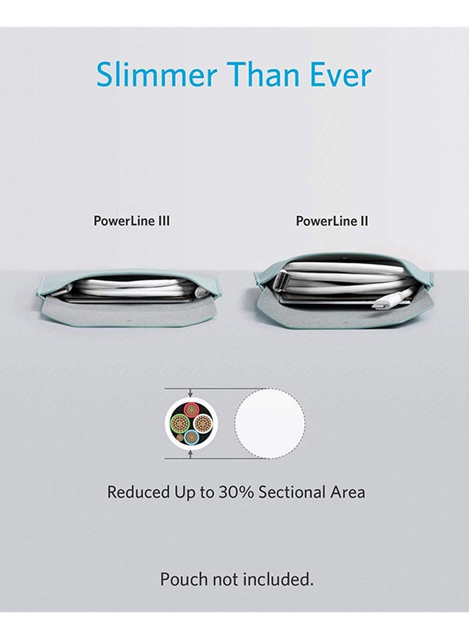 كابل باور لاين III بقابس USB A وموصل لايتنينج بطول 1.8 م - Image 2