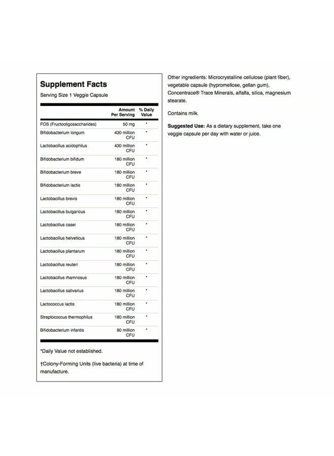 SWANSON Dr. Stephen Langer's Formula - Natural Probiotic w/Prebiotic FOS - 16-Strain Supplement Promoting Digestive Support w/ 3.2 Billion CFU per Capsule - (60 Veggie Capsules) 2 Pack - Image 2