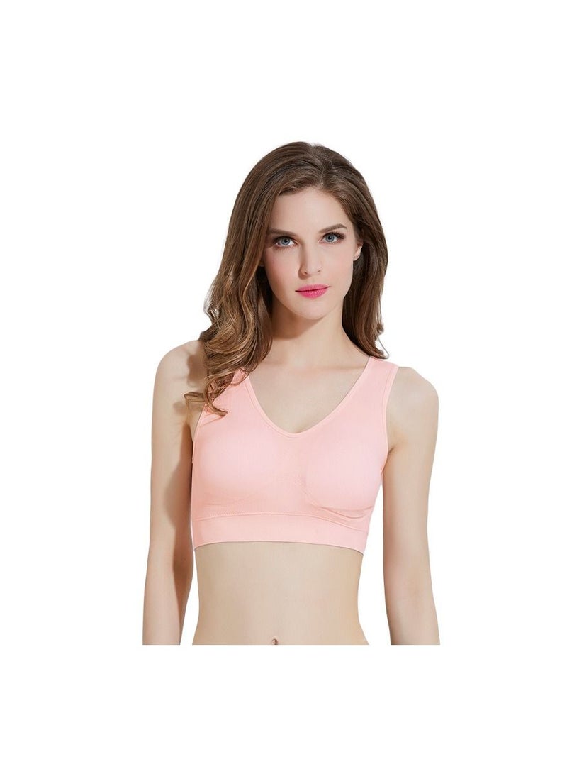 Loquat No Steel Ring Gathering Shock Proof Sports Bra 