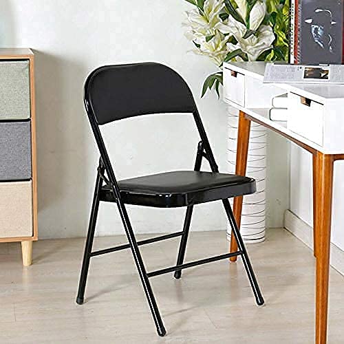 overa Home Seat and Back Cushion Multipurpose Metal Foldable Chair for Office Use Kids Home School Study Foldable Chairs Living Room Chair Garden Balcony and Outdoor1 Pcs - Image 1
