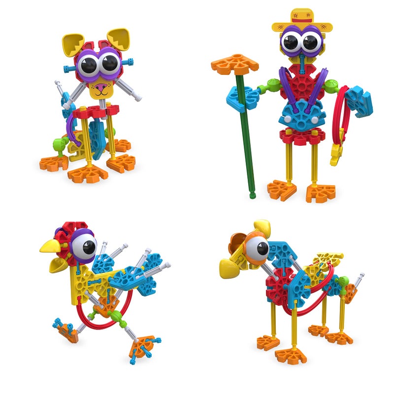 Basic Fun K'NEX Kid Farmin' Friends Building Set  65 Pieces  Great Christmas  Holiday and Birthday Gift for Preschooler  Girl  Boy and Toddler  Stem Education Building Toy - Image 2