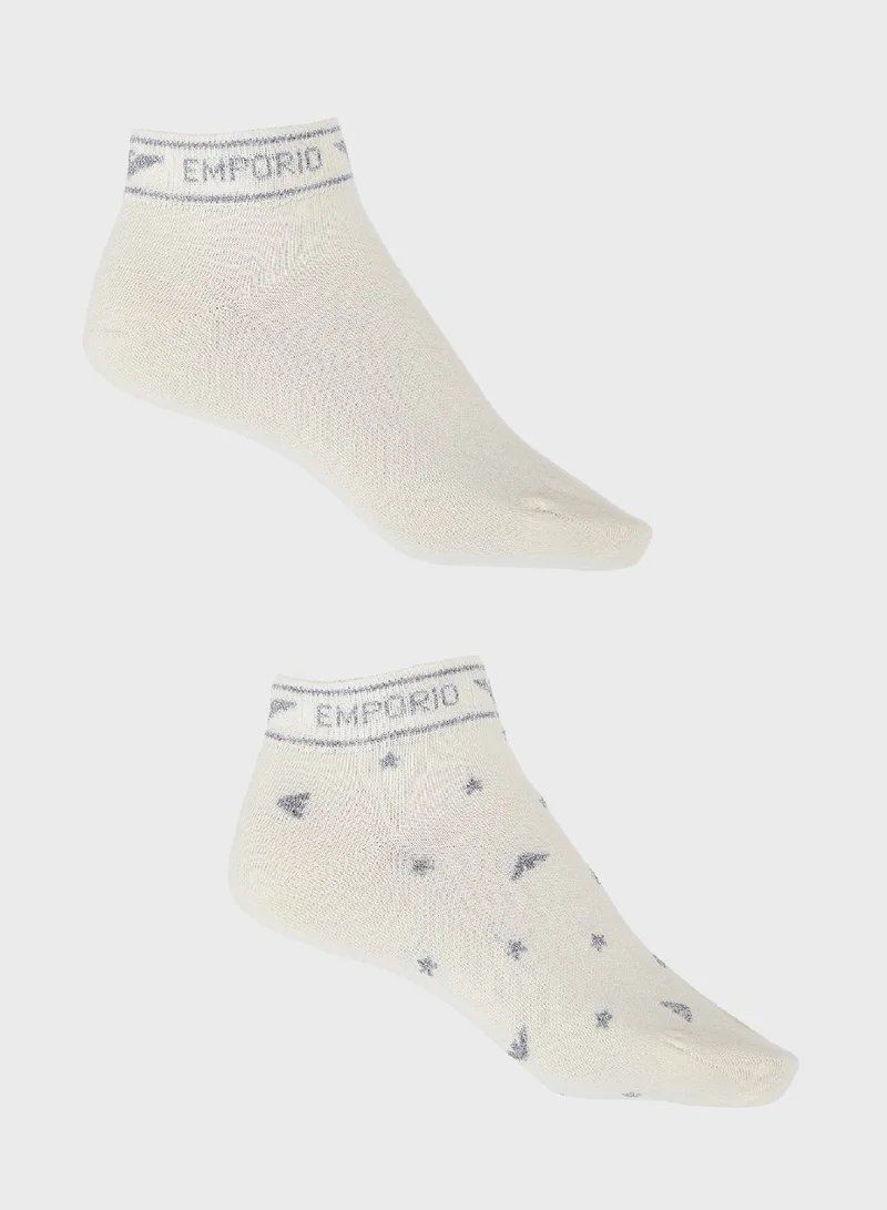 EMPORIO ARMANI 2 Pack Knitted Socks
