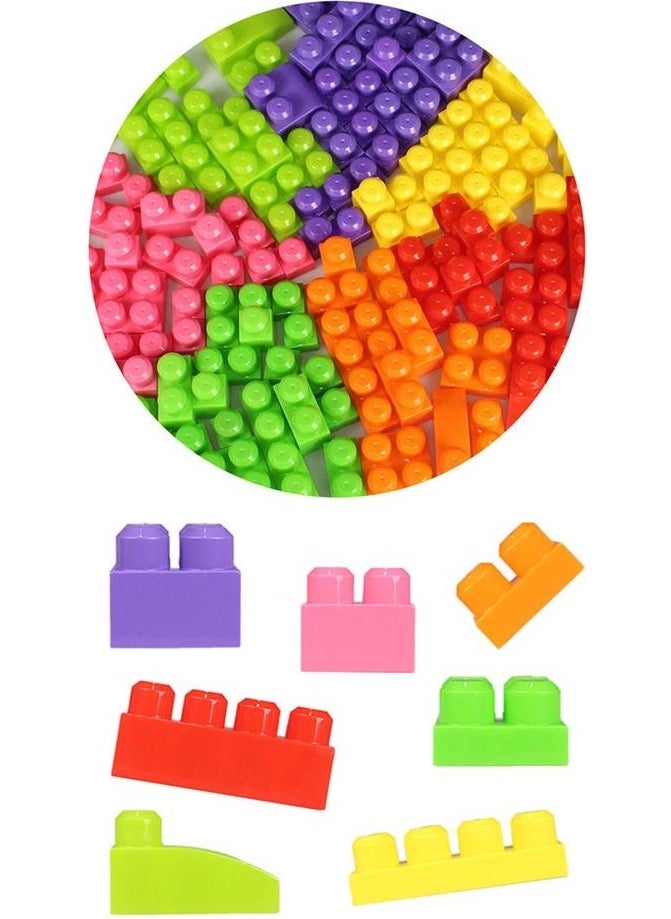 Toru Toys Play Blox Building Toys 133 Pieces Bright Colors Mega Block Set with Bag 2984  - Image 3