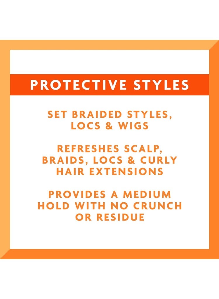 Cantu Protective Styles by Angela Set & Refresh Foam Apple Cider Vinegar & Aloe 8oz – Cleanse & Revive 80ml - Image 2