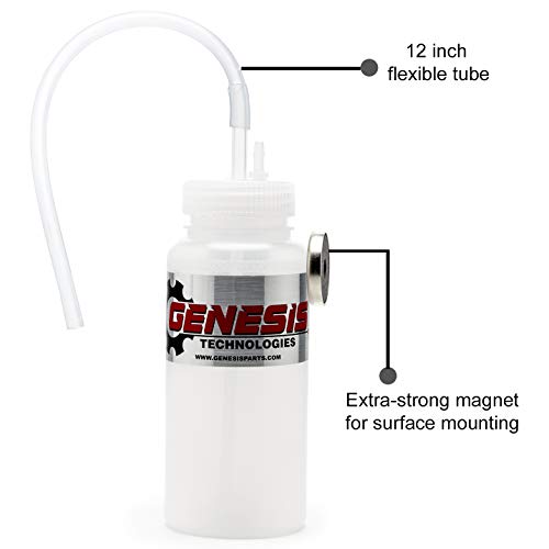 Genesis Technologies Genesis Universal 1 Person Brake Bleeder Bottle with a 16 Pound Magnet Mount and 12 Inch Fluid Tube - Image 2