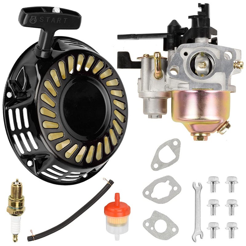 كاربراتير FVRITO سحب بدء التشغيل لسيارة Predator 212cc 196cc 65HP باجا ماسيمو MB165 MB200 كولمان CT200U تريل BT200X دراجة نارية هامر هيد 80t تريل ماستر mid XRS XRX موتوفوكس KT196 كارت