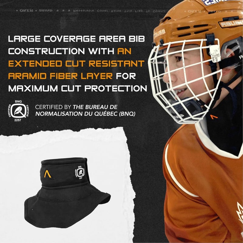 AEGIS Interceptor (Bib) Hockey Neck Guard/Protector Featuring D3O - Image 2