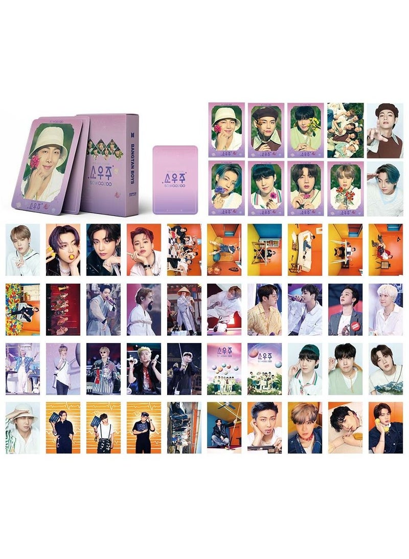 Color Fans 55-Piece BTS BANGTAN BOYS SOWOOZOO Lomo Card - Image 2
