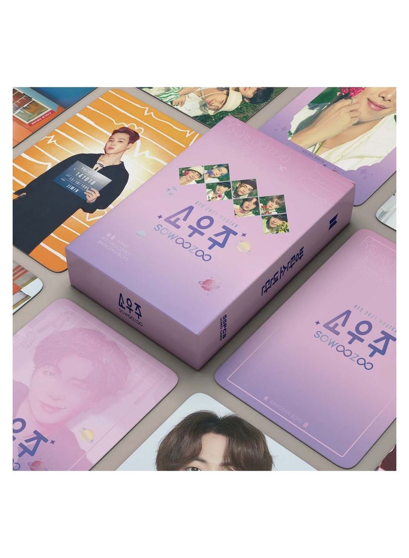 Color Fans 55-Piece BTS BANGTAN BOYS SOWOOZOO Lomo Card - Image 4