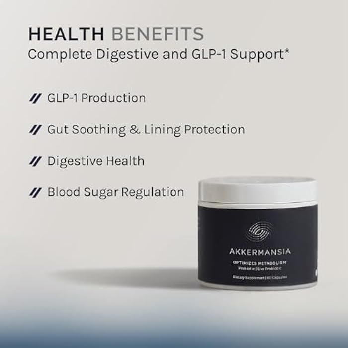 InfiniWell Akkermansia Probiotic for Digestive Health - Support Healthy Longevity, Immunity & A Balanced Gut Microbiome with Akkermansia Muciniphila Probiotics (60 Capsules) - Image 2