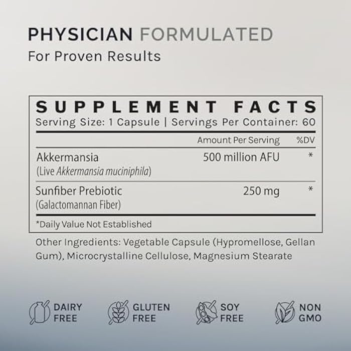 InfiniWell Akkermansia Probiotic for Digestive Health - Support Healthy Longevity, Immunity & A Balanced Gut Microbiome with Akkermansia Muciniphila Probiotics (60 Capsules) - Image 5