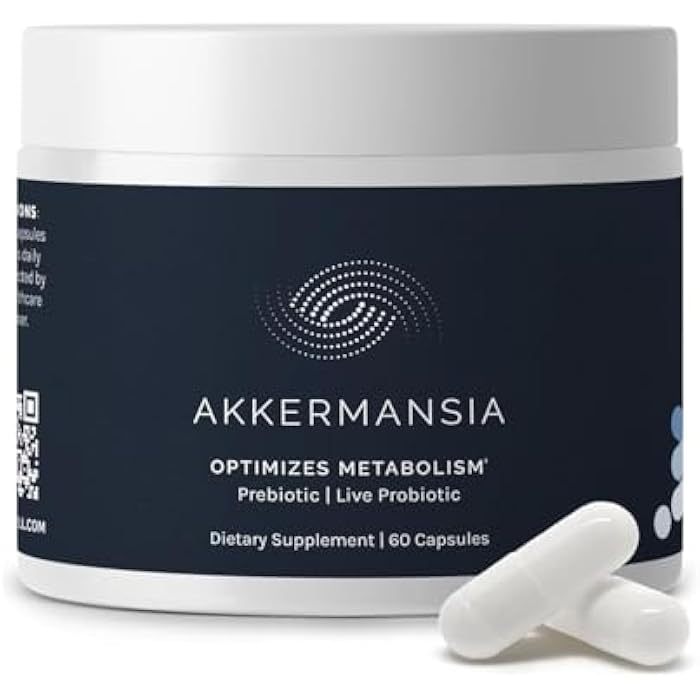 InfiniWell Akkermansia Probiotic for Digestive Health - Support Healthy Longevity, Immunity & A Balanced Gut Microbiome with Akkermansia Muciniphila Probiotics (60 Capsules) - Image 1