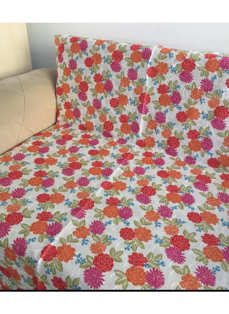 تكستلجي Textile Manufacturer Sofa-Couch-Sofa Bed Cover Colorful Patterned Thai Feather Non-Slip
