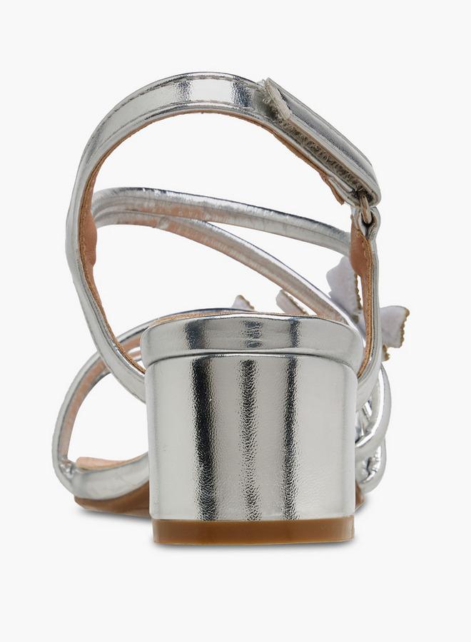 Flora Bella By Shoexpress Flora Bella Girls Block Heel Sandals Ramadan Collection - Image 5