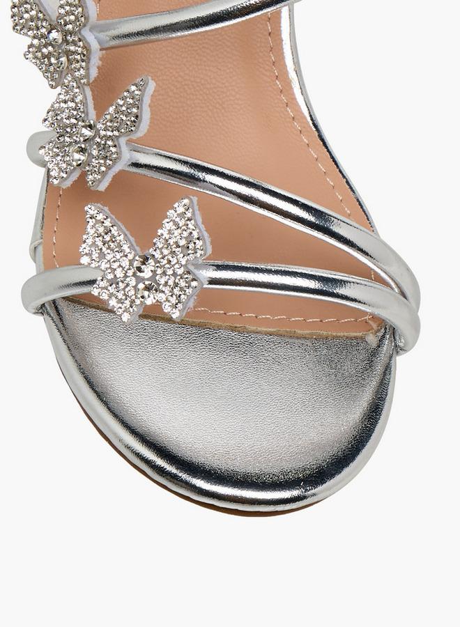 Flora Bella By Shoexpress Flora Bella Girls Block Heel Sandals Ramadan Collection - Image 4