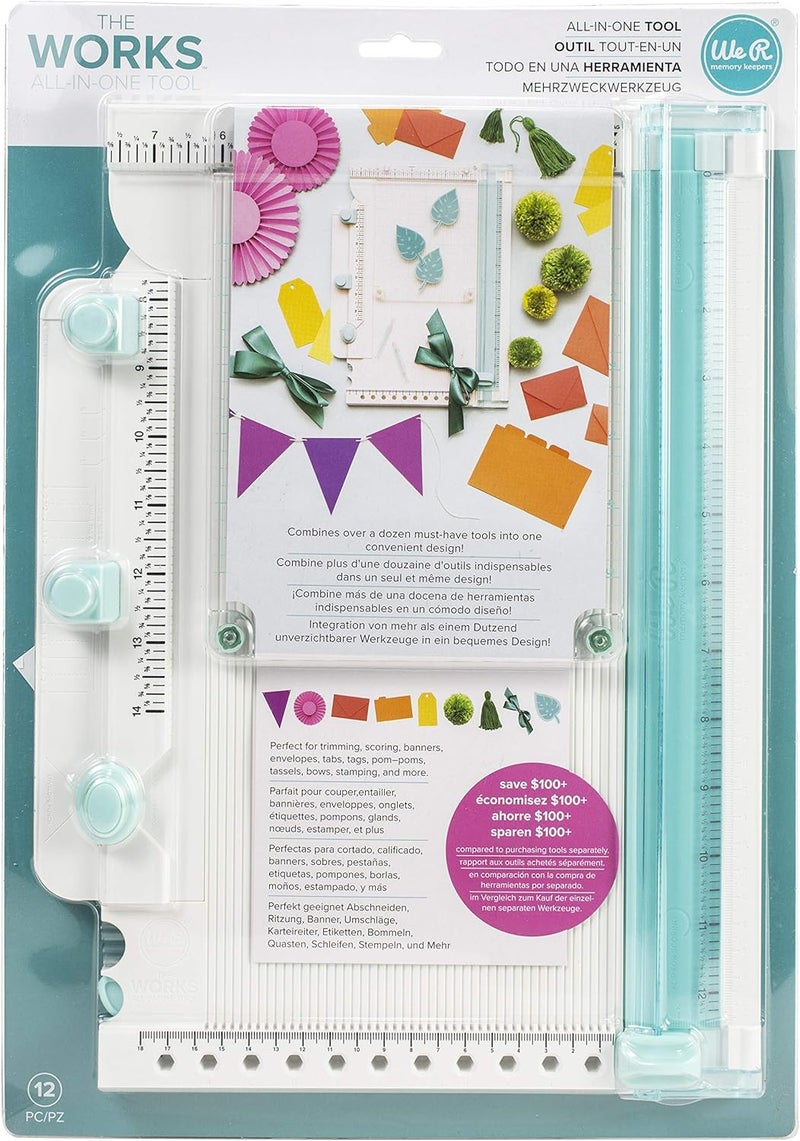 We R Memory Keepers The Works All In One Tool - 12 Piece Crafting Set - Image 1