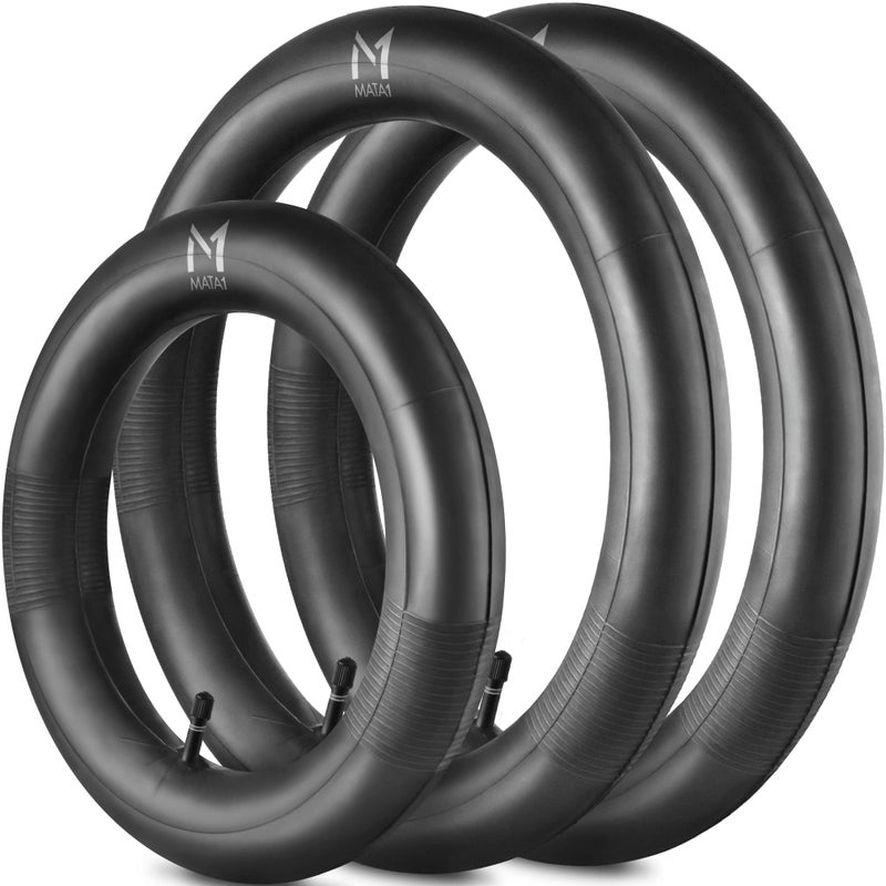 Mata1 Inner Tube Tire Replacements Two 16'' x 1.75/2.125 & One 12.5'' x 1.75/2.25 for Jogging Stroller, Compatible w/All Brands: BoB Revolution Flex/Pro/SE/SU, Graco, Go Jogging & More, by Mata1-USA - Image 1