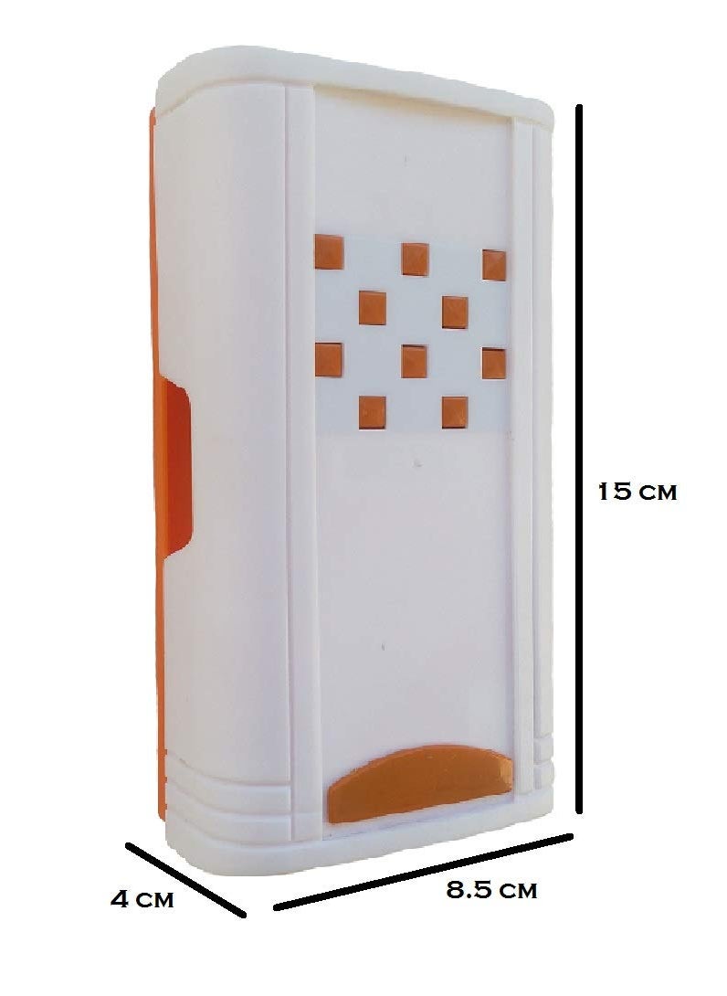 VOLtORb - VOLtORb GenX Stereophonic Ding Dong Bell White Color Matt Finish Rectangular Shape 1 Piece Door Bell - Image 1