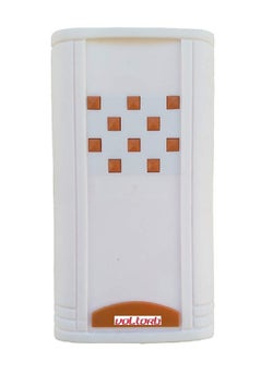 VOLtORb GenX Stereophonic Ding Dong Bell White Color Matt Finish Rectangular Shape 1 Piece Door Bell