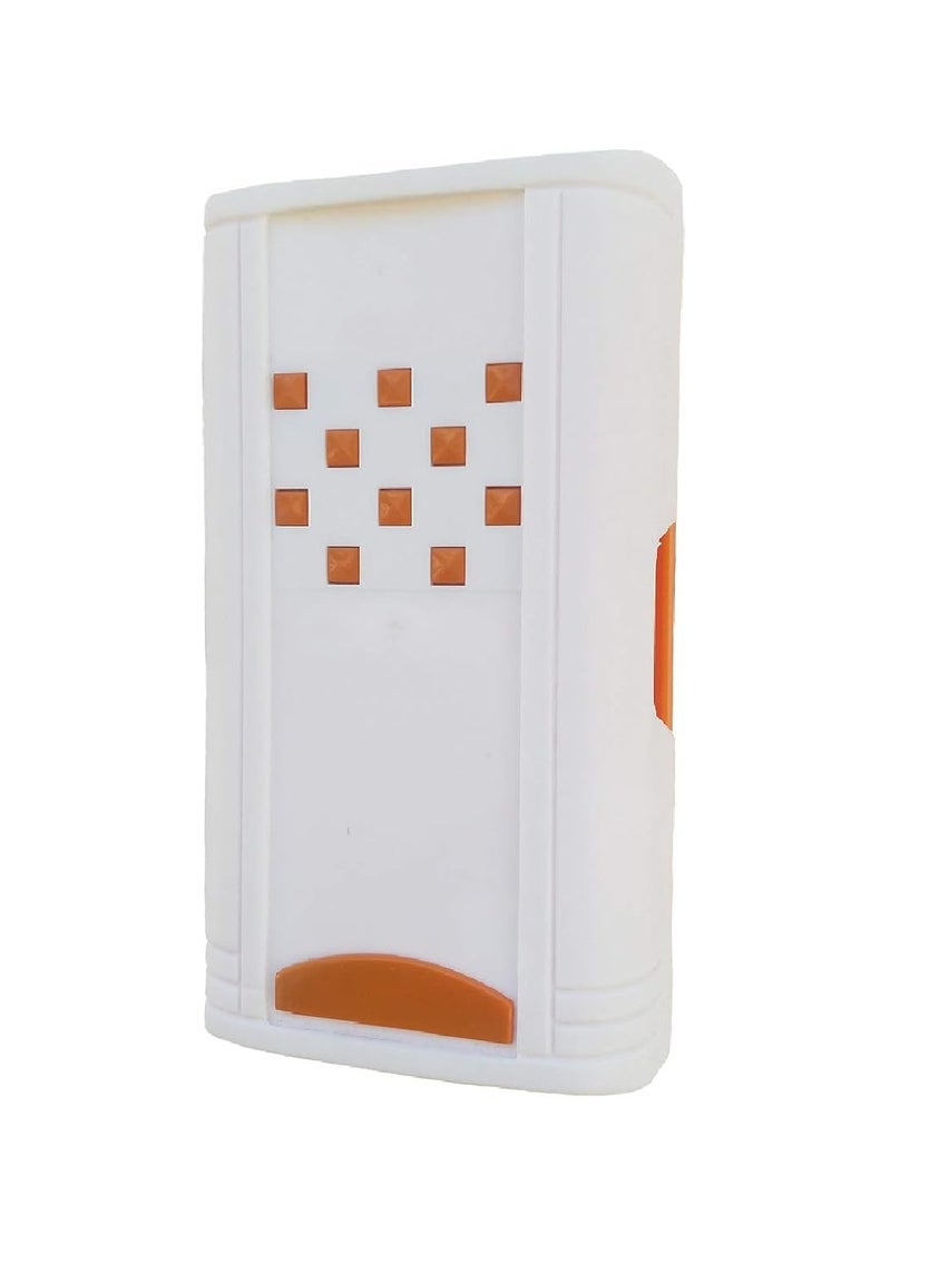 VOLtORb - VOLtORb GenX Stereophonic Ding Dong Bell White Color Matt Finish Rectangular Shape 1 Piece Door Bell - Image 1