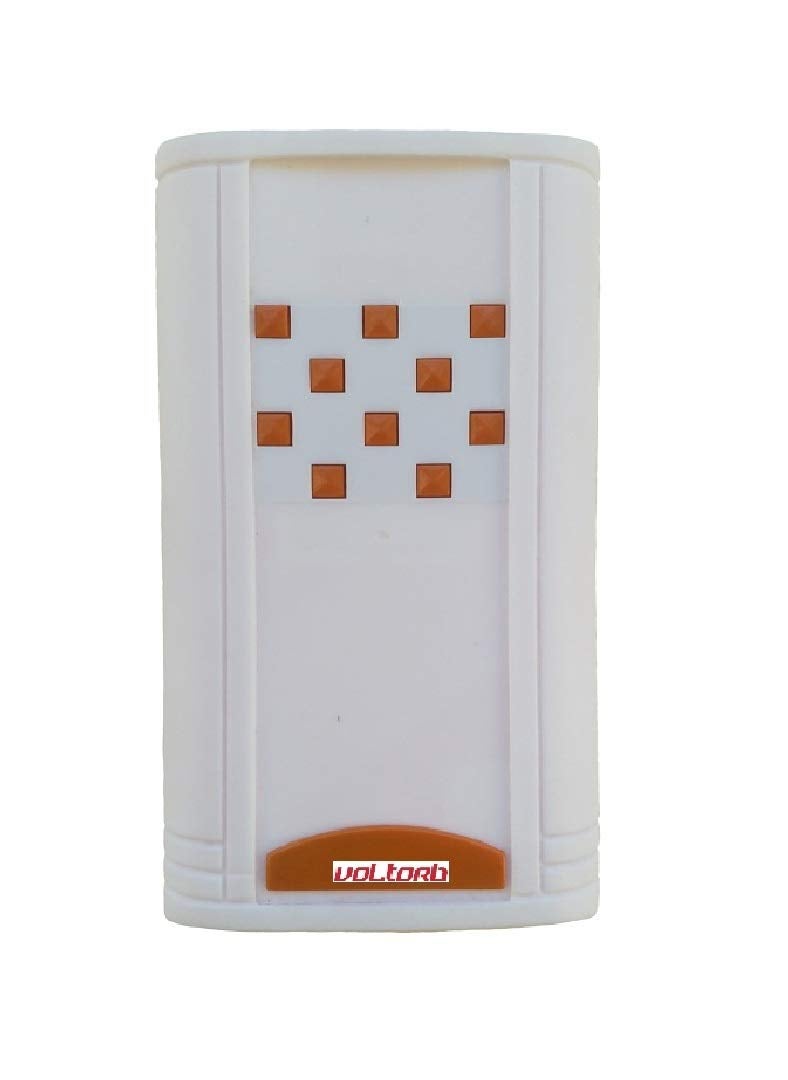 VOLtORb - VOLtORb GenX Stereophonic Ding Dong Bell White Color Matt Finish Rectangular Shape 1 Piece Door Bell - Image 1