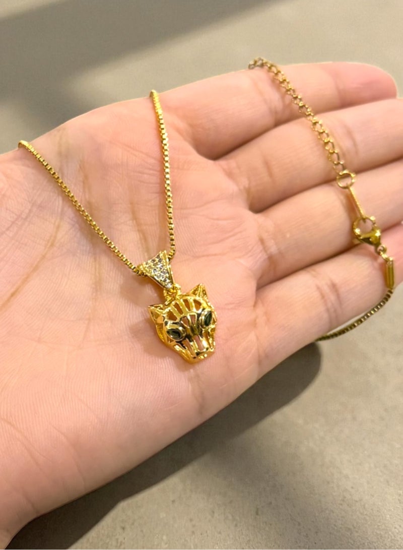 Casual collection Elegant Stainless Steel Gold Plated Necklace For Women - Image 2