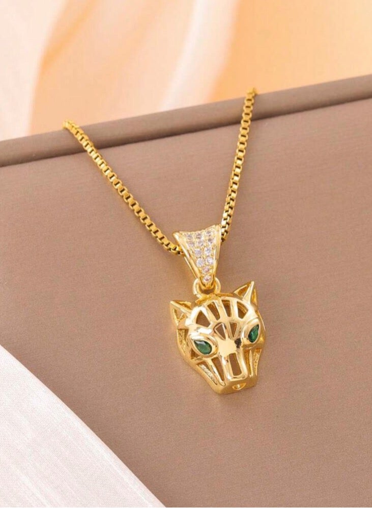 Casual collection Elegant Stainless Steel Gold Plated Necklace For Women - Image 4
